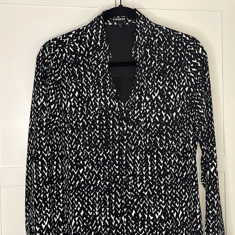 Button-down shirt dress